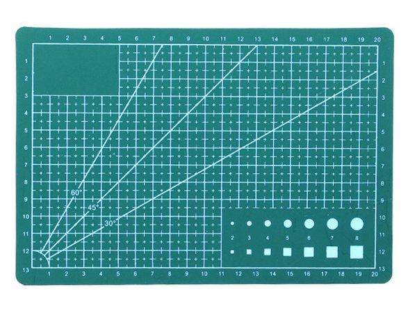 Vágólap, vágóalátét A5, 3mm vastag, zöld, öngyógyuló