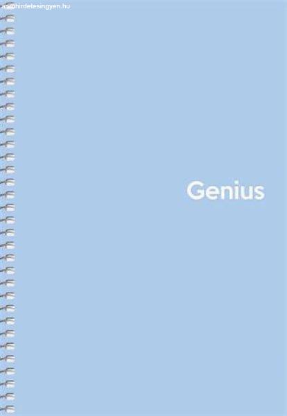 Spirálfüzet, A5, kockás, 80 lap, PP borító, SHKOLYARYK "Genius
Pastel", vegyes