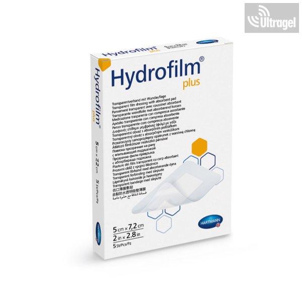 Hydrofilm® Plus filmkötszer sebpárnával -5x7,2cm; 9x10cm (50db)