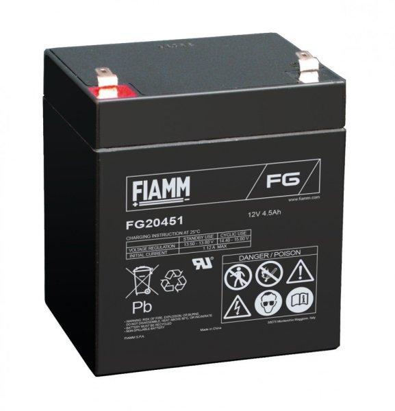 Fiamm FG20451 12V 4,5Ah T1 akkumulátor