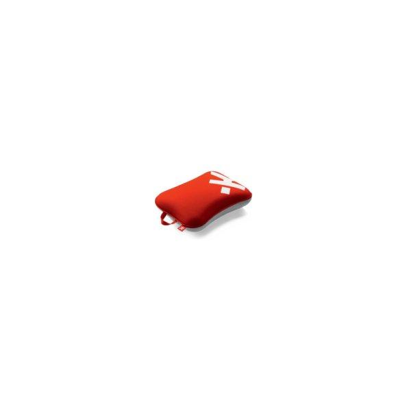 SKROSS Ultra-kényelmes, memóriahabbal készült mini párna, utazó, mosható
huzattal, piros - fehér