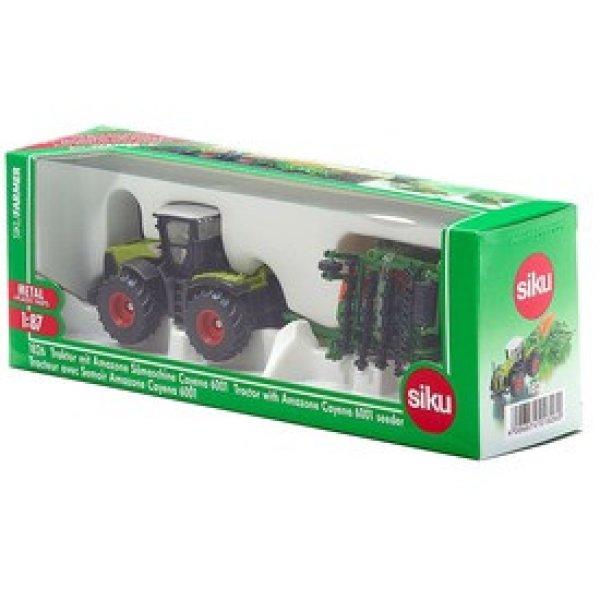 SIKU Claas Xerion traktor vetőgéppel 1:87 - 1826