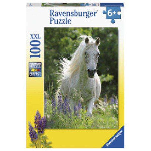 Ravensburger: Puzzle 100 db - Fehér ló
