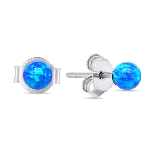 Brilio Silver Kék ezüst fülbevaló szintetikus opálokkal
EA625WB