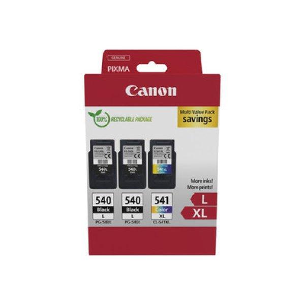 Canon 2db PG-540L (2x11ml) + 1db CL-541XL (1x15 ml) ( 2db fekete+ 1db színes )
EREDETI TINTAPATRON multipakk (kapacitás: 2X300 + 1x400 oldal)