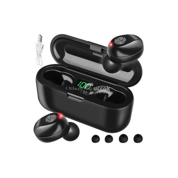 Vezeték nélküli fejhallgató power bankkal S16154, bluetooth fejhallgató,
töltő tokkal, vezeték nélküli fülhallgató