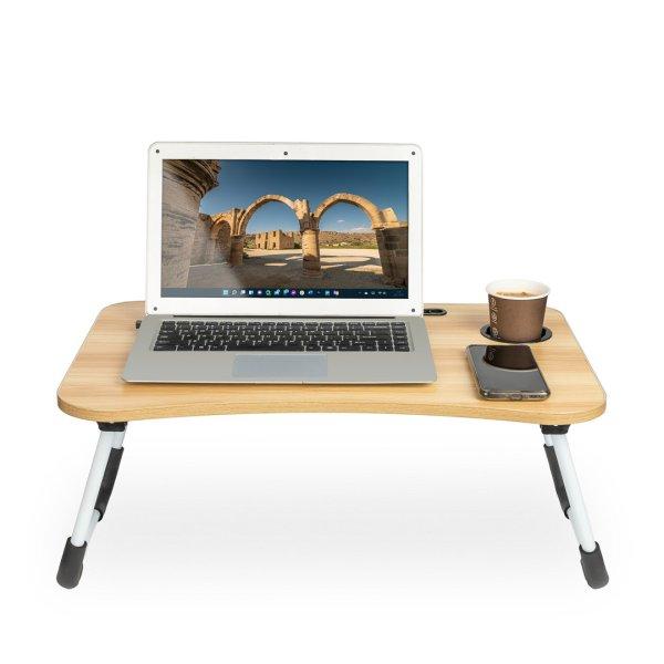 Összecsukható laptop asztal az ágyhoz