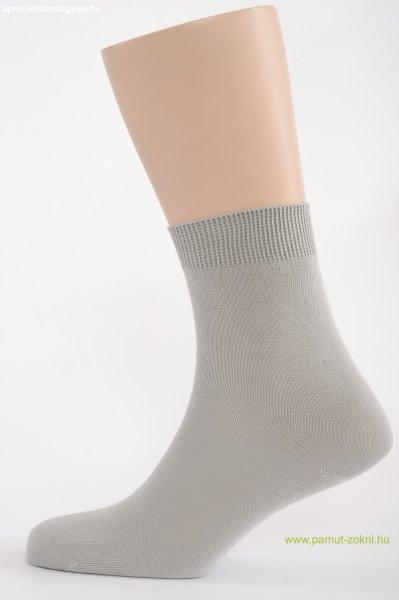 Classic pamut zokni - világos szürke 47-48