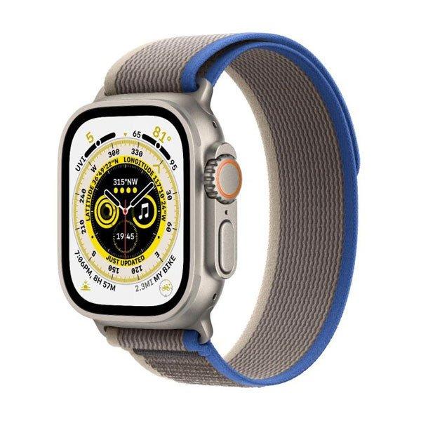 Apple Watch Ultra GPS + Cellular 49mm Titanium Case kék/kozmikus szürke Trail
Szíjjal - M/L