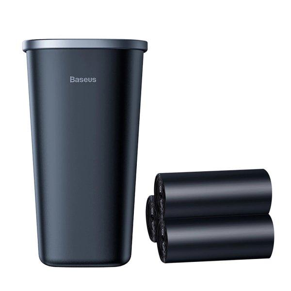 Baseus CRLJT-A01 pohártartóba helyezhető autós szemetes - fekete