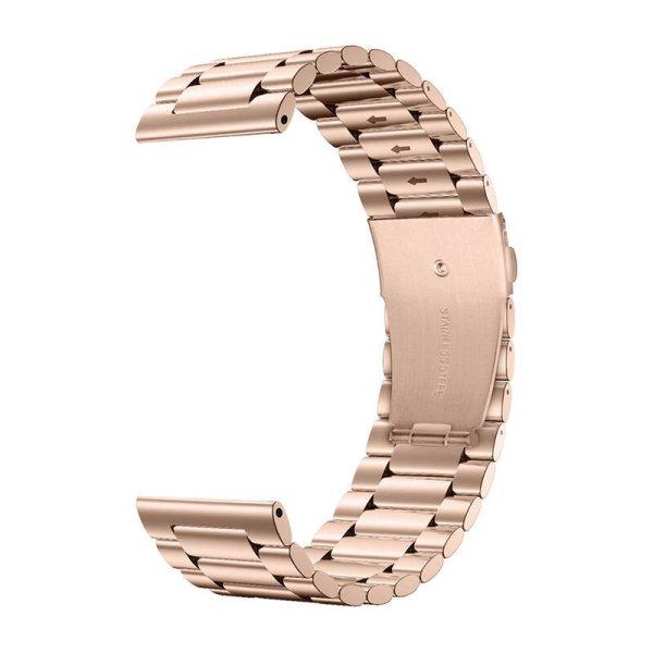 Colmi okosóra szíj, fém, rose gold, 22mm, Steel Metal Strap