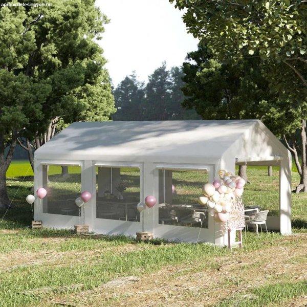 Multifunkcionális Premium rendezvénysátor esküvői sátor parti sátor 3x6m
erősített szerkezettel padlókerettel fehér