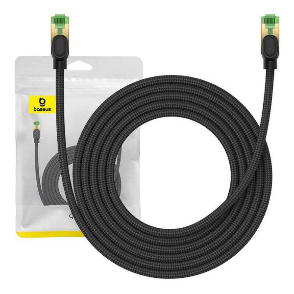 Fonott hálózati kábel Cat.8 Baseus Ethernet RJ45, 40Gbps, 3m (fekete)