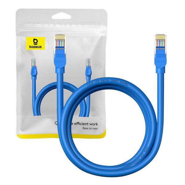 Kerek kábel Baseus Ethernet RJ45, Cat.6, 2 m (kék)