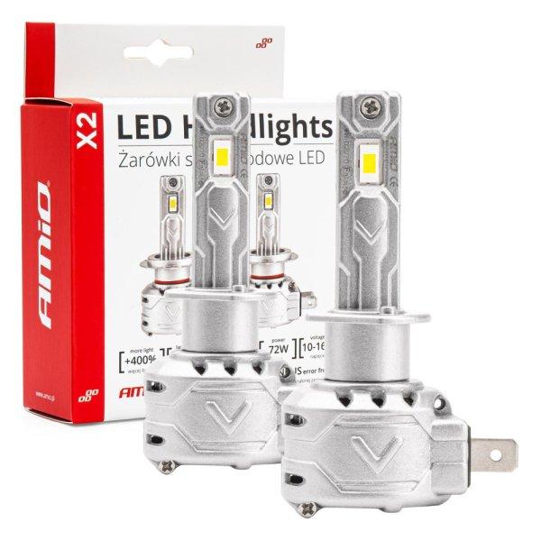 Amio LED fényszórók X2 Series H1 12V 2db