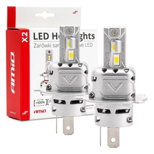 Amio LED fényszórók X2 Series H4 12V 2db