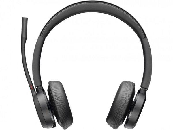 Poly Plantronics Voyager 4320 USB-C Bluetooth Headset +BT700 Dongle Black