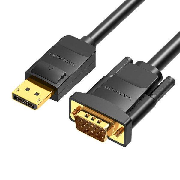 DisplayPort-VGA kábel 1,5 m Vention HBLBG (fekete)