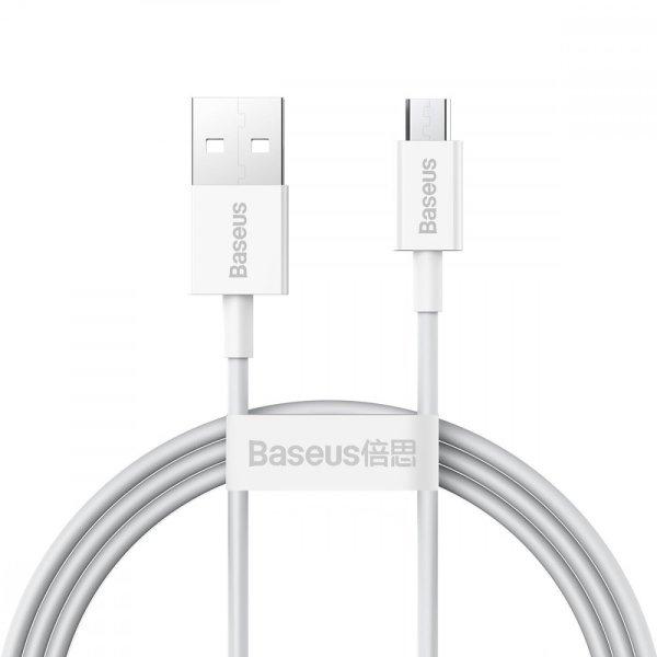 Baseus Superior sorozatú USB-Micro USB kábel, 2A, 1m (fehér)