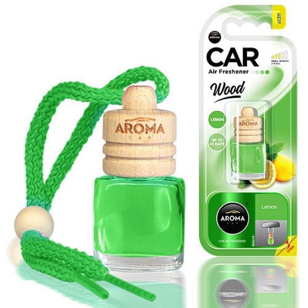 Aroma Car, Illatosító, Wood, Lemon, 6 ml