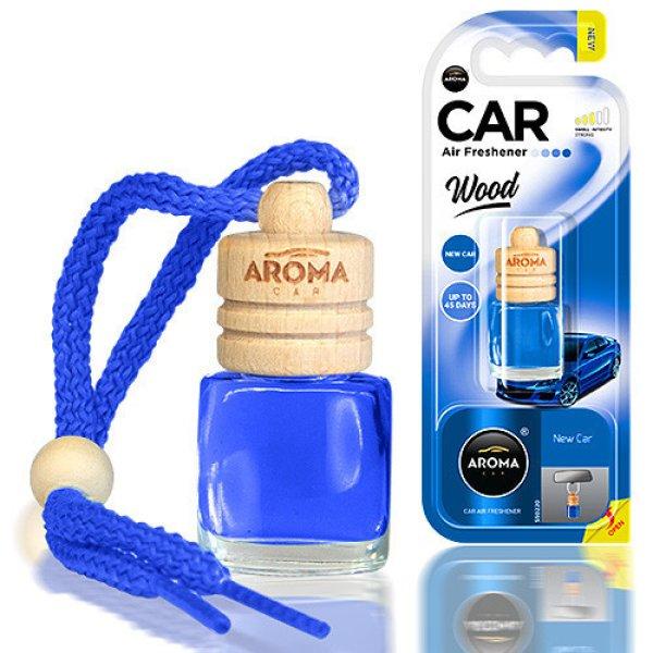 Aroma Car, Illatosító, Wood, New Car, 6 ml