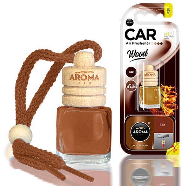 Aroma Car, Illatosító, Wood, Fire, 6 ml