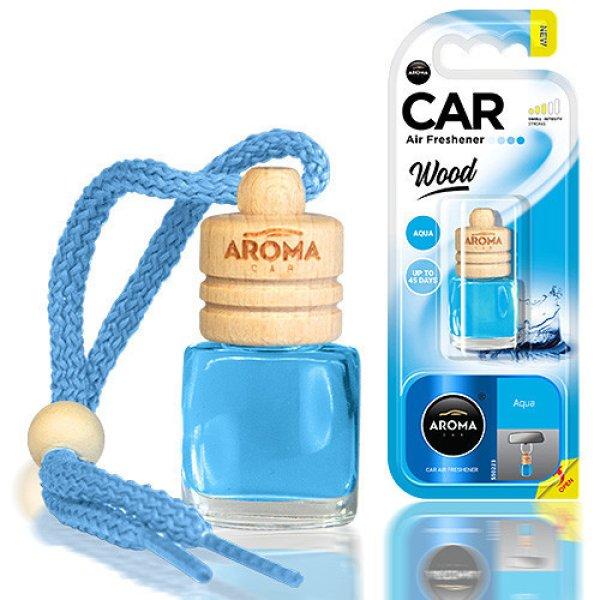 Aroma Car, Illatosító, Wood, Aqua, 6 ml