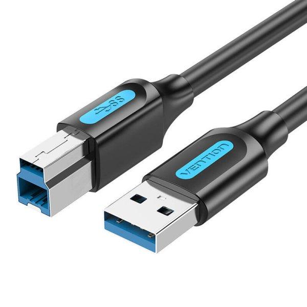 Vention COOBD USB 3.0 dugasz-USB-B dugó kábel (0,5 m, fekete)
