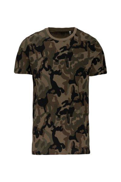 Férfi terepmintás környakas, rövid ujjú póló, Kariban KA3030, Olive
Camouflage-S