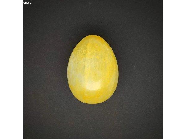 Szelenit tojás sárga szinezett 4x7cm