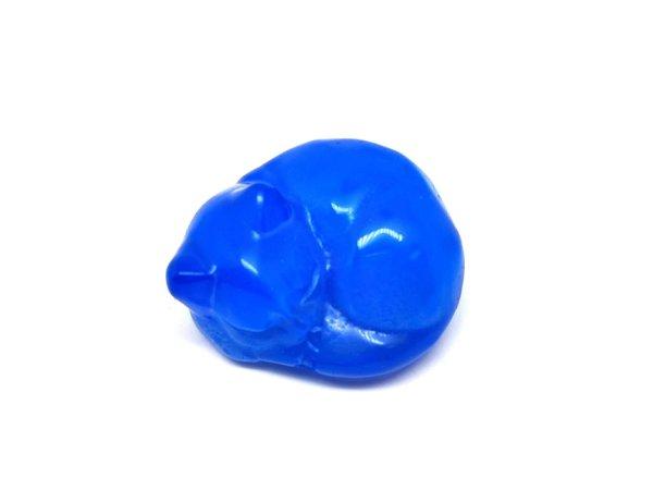 Figura Üveg kék macska 4cm