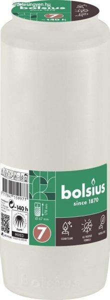 Töltő Bolsius, 140 h, 471 g, 67x178 mm, a kahanca, fehér, olaj