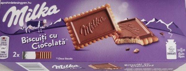 Milka Keksz 150G Choco Biscuits Tej
