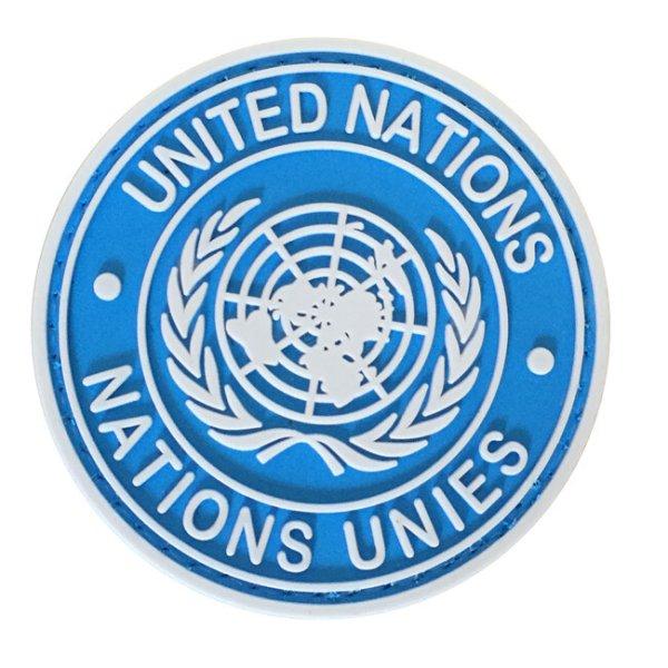 WARAGOD United Nation PVC rátét, kék