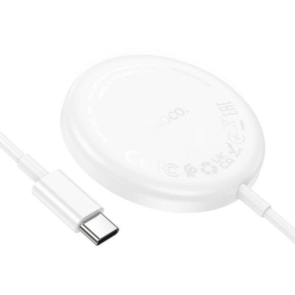 HOCO vezeték nélküli töltő MagSafe kompatibilis 15W Enjoy CW52 fehér