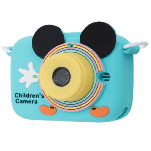 Miky digitális gyerek fényképezőgép - levehető
pánttal és 5 játékkal - kék (THM)