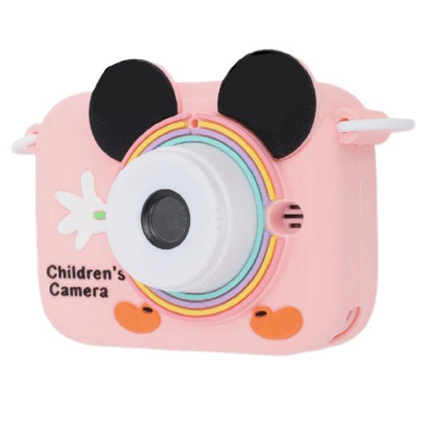 Miky digitális gyerek fényképezőgép - levehető
pánttal és 5 játékkal - rózsaszín (THM)
