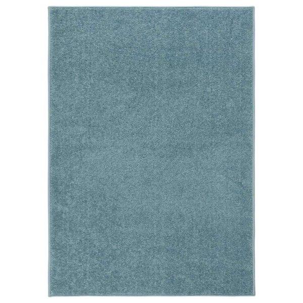 vidaXL kék rövid szálú szőnyeg 120 x 170 cm