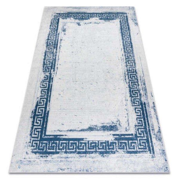 ANDRE 1213 mosható szőnyeg görög vintage csúszásgátló - fehér / kék
80x150 cm