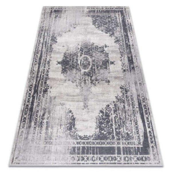 ANDRE 1187 mosható szőnyeg vintage csúszásgátló - fekete / fehér 80x150
cm