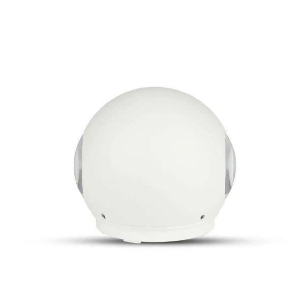 V-TAC 4W kültéri, fehér, fali LED lámpa meleg fehér - SKU 218301
