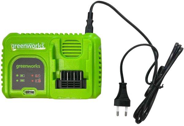 Greenworks (2945107-GW) G40UC5 5A 40V Akkumulátor Töltő, Zöld