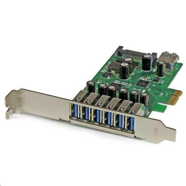StarTech.com 7x USB 3.0 bővítő kártya PCIe (PEXUSB3S7)