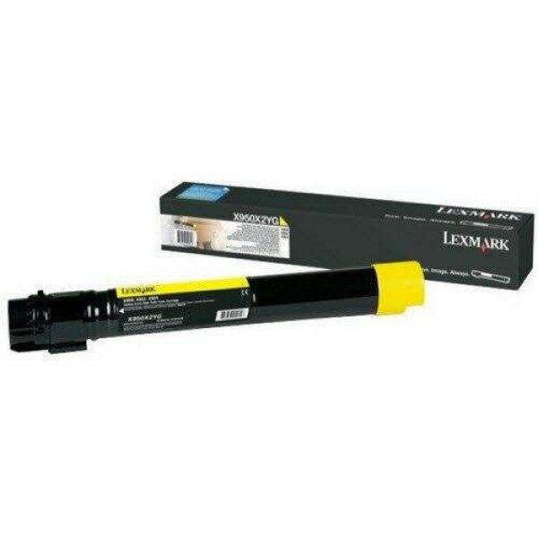 Lexmark X95x extra nagy kapacitású festékkazetta sárga (X950X2YG)