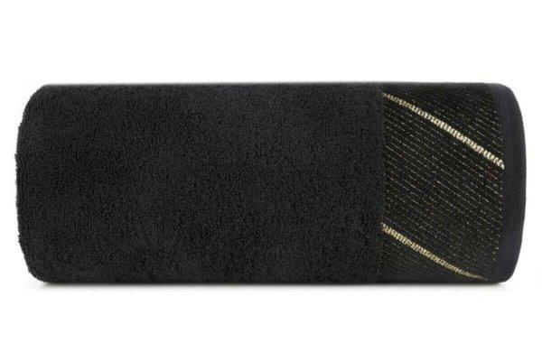 Evita lurex törölköző Fekete 70x140 cm