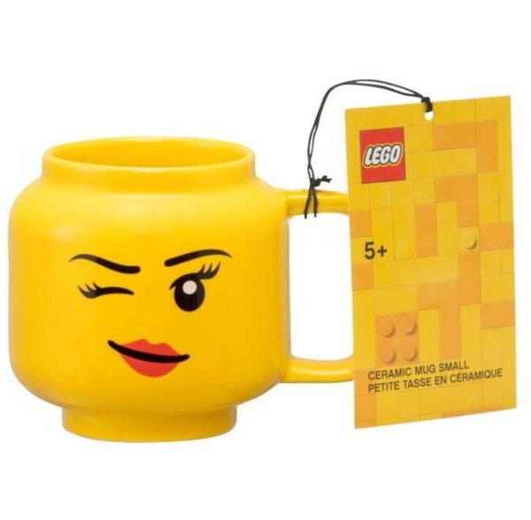 LEGO Copenhagen Winking Girl 255ml Bögre - Sárga