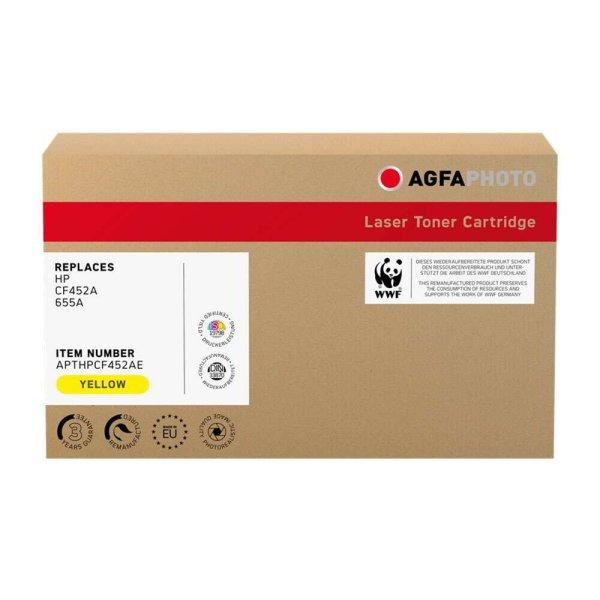 AgfaPhoto (HP CF452A 655A) Toner Sárga