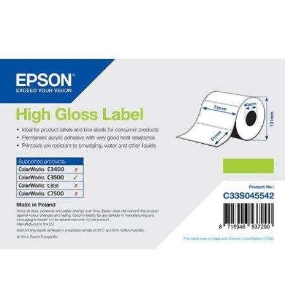 Epson címke (C33S045542)