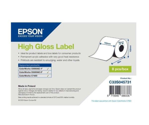 Epson High Gloss címke (C33S045731)