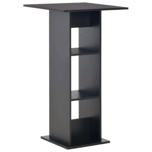 vidaXL 280206  Bar Table Black 60x60x110 cm